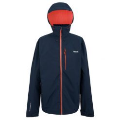 Męska Kurtka Wodoodporna Birchdale II. Czarne kurtki męskie Regatta, m, bez wzorów, sportowe, bez kaptura. Za 318.99 zł.