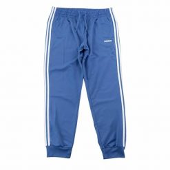 Second life - Spodnie dresowe damskie W E 3S PANT TRI niebieskie - Jak nowy. Niebieskie spodnie sportowe damskie Adidas, l, z dresówki, do biegania. Za 143.46 zł.