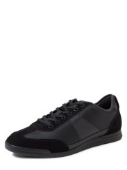BOSS buty sportowe - Nitan_Lowp Mężczyźni Tekstylia czarny, 44. Czarne buty sportowe na co dzień męskie Boss, z materiału, bez zapięcia. Za 429.95 zł.
