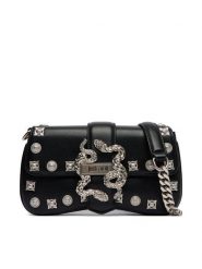 Just Cavalli Torebka 80RA4BA7 ZSE07 Czarny. Czarne torebki klasyczne damskie Just Cavalli, bez wzorów, ze skóry, wizytowe, bez kołnierzyka, bez ramiączek. Za 829.99 zł.