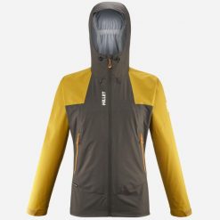 Kurtka trekkingowa męska MILLET M Fitz Roy wodoodporna Zielony. Zielone kurtki męskie Millet, m, bez wzorów, sportowe, bez kaptura. Za 479.00 zł.
