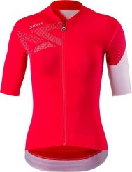 Koszulka rowerowa damska Silvini Rosalia WD1619. Czerwone bluzki sportowe damskie Silvini, m, z aplikacjami, z elastanu, bez ramiączek. Za 284.70 zł.