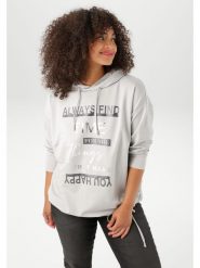 Aniston Bluza w kolorze jasnoszarym rozmiar: 44. Szare bluzy z kapturem damskie Aniston. Za 113.10 zł.