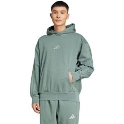 Bluza męska adidas A SZN W FL HD zielona JL6538. Zielone bluzy z kapturem męskie Adidas, m, z bawełny. Za 223.99 zł.