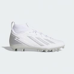 Buty do futbolu amerykańskiego Adizero Impact.2 II. Białe buty sportowe na co dzień damskie Adidas, bez wzorów, do piłki nożnej. Za 329.00 zł.