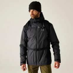 Kurtka męska zimowa ocieplana Thornridge. Brązowe kurtki męskie Regatta, na zimę, m, bez wzorów, z puchu, sportowe, bez kaptura. W wyprzedaży za 249.99 zł.