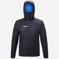 Kurtka puchowa męska MILLET Evole Light 700 Hd M active fit. Czarne kurtki męskie Millet, l, bez wzorów, z materiału, z kapturem. Za 870.30 zł.