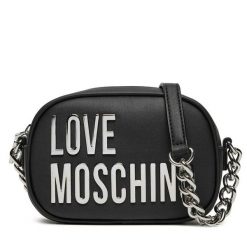 Torebka LOVE MOSCHINO. Czarne listonoszki damskie Love Moschino, bez wzorów, bez dodatków. Za 419.99 zł.
