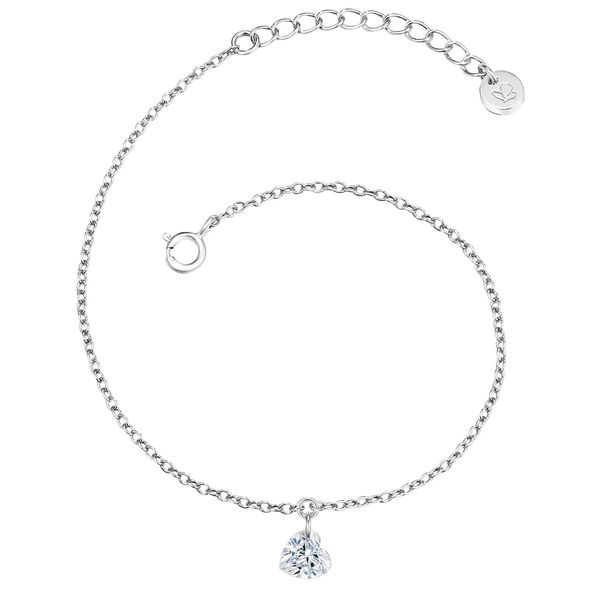 Glanzstücke München Srebrna bransoleta Serce srebro wysokiej próby Topaz srebrny Bransoletki 1 ct Damski. Szare bransoletki damskie Glanzstücke München, srebrne. Za 186.99 zł.