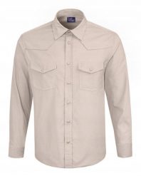 Wygodna Koszula z Delikatnego Sztruksu - Pako Jeans - Beżowa. Brązowe koszule męskie Pako Jeans, l, bez wzorów, z bawełny, bez kołnierzyka, bez ramiączek. Za 169.00 zł.