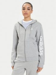 Adidas Bluza Essentials Linear IC6866 Szary Regular Fit. Szare bluzy bez kaptura damskie Adidas, xs, z bawełny. Za 279.99 zł.