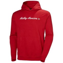 Bluza Helly Hansen Core Graphic. Czerwone bluzy bez kaptura męskie Helly Hansen, m. Za 349.00 zł.