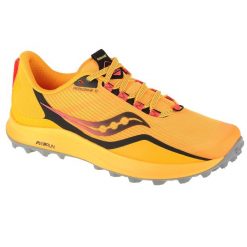 Buty do biegania męskie, Saucony Peregrine 12. Żółte obuwie do biegania damskie Saucony. Za 449.99 zł.