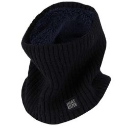 Komin termiczny - damski - Granatowy - Onesize. Niebieskie szaliki i kominy damskie HEAT KEEPER, bez wzorów, z dzianiny. Za 121.30 zł.