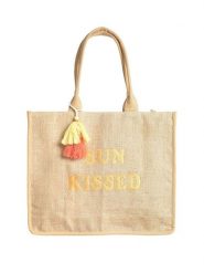 BLE Shopper bag w kolorze beżowym - 42 x 33 x 15 cm rozmiar: onesize. Brązowe shopper bag damskie BLE, bez wzorów, z materiału, na ramię, bez dodatków. Za 98.64 zł.