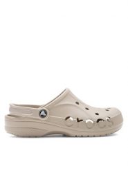 Crocs Klapki BAYA 10126-2V3 Beżowy. Brązowe klapki damskie Crocs, bez wzorów, z materiału, bez obcasa. Za 199.99 zł.