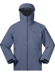Bergans Kurtka przejściowa w kolorze niebieskoszarym rozmiar: L. Niebieskie kurtki męskie Bergans, l, bez wzorów, bez kaptura. Za 399.71 zł.
