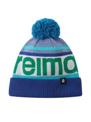 Reima Czapka Taasko 5300058B Niebieski. Niebieskie czapki dziecięce Reima, na zimę, bez wzorów, z materiału. Za 139.99 zł.