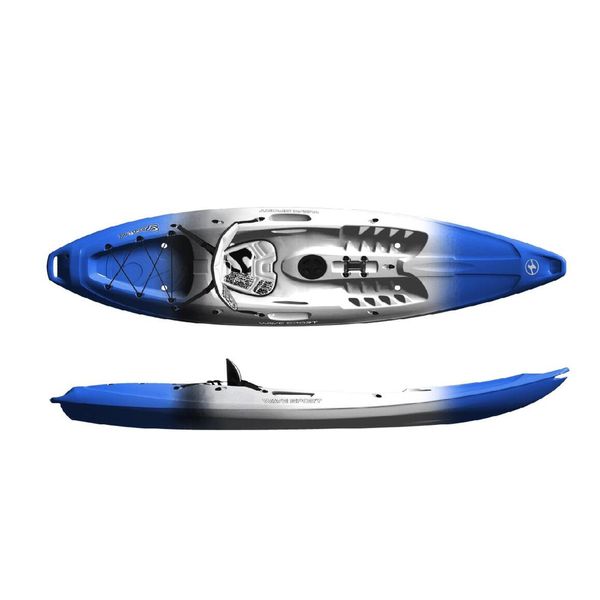 Jednoosobowy kajak sit on top do pływania Wave sport Scooter X. Białe topy sportowe damskie WAVE SPORT, bez wzorów, bez ramiączek. W wyprzedaży za 3,321.00 zł.