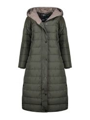 Canadian Peak Płaszcz pikowany "Constanceak" w kolorze khaki rozmiar: XXL. Brązowe płaszcze damskie Canadian Peak, xxl, bez wzorów. Za 279.78 zł.