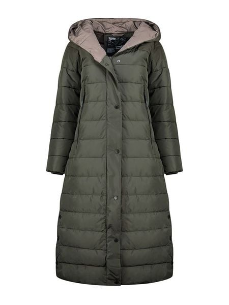 Canadian Peak Płaszcz pikowany "Constanceak" w kolorze khaki rozmiar: M. Brązowe płaszcze damskie Canadian Peak, m, bez wzorów. Za 384.71 zł.