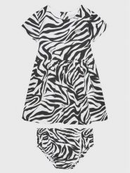 Guess Sukienka codzienna A3RK00 J1313 Czarny Regular Fit. Czarne sukienki dziewczęce Guess, z aplikacjami, z bawełny, bez ramiączek. Za 119.99 zł.