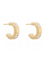 Guess Kolczyki JUBE06 183JW Złoty. Żółte kolczyki damskie Guess, metalowe. Za 189.99 zł.