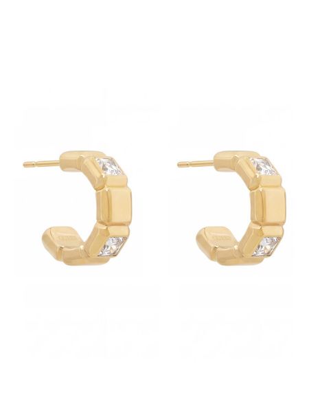 Guess Kolczyki JUBE06 183JW Złoty. Żółte kolczyki damskie Guess, metalowe. Za 189.99 zł.