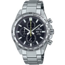 Zegarek męski Casio EFR-574D-1AVUEF, Quartz, 42mm, 10ATM. Czarne zegarki męskie Casio. Za 630.35 zł.