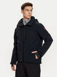 Rossignol Kurtka przejściowa RLNMJ12 Czarny Regular Fit. Czarne kurtki męskie Rossignol, l, bez wzorów, z syntetyku, bez kaptura. Za 1,889.00 zł.