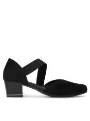 Lasocki Czółenka RST-FLEX-48 Czarny. Czarne czółenka damskie Lasocki, bez wzorów, z materiału, bez obcasa. Za 179.99 zł.