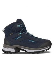 LOWA Skórzane botki trekkingowe "Corvara GTX" w kolorze granatowym rozmiar: 38. Niebieskie obuwie trekkingowe damskie Lowa. Za 739.99 zł.