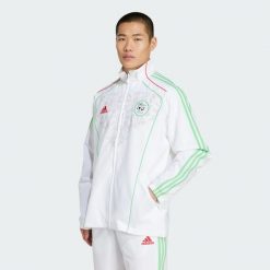 Bluza dresowa Algeria UBP. Białe bluzy bez kaptura męskie Adidas, xl, z dresówki. W wyprzedaży za 293.30 zł.