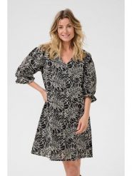 Kaffe Sukienka w kolorze czarnym rozmiar: 36. Czarne sukienki damskie Kaffe, na co dzień, bez wzorów, z bawełny, bez kołnierzyka, bez ramiączek, midi, proste. Za 173.99 zł.