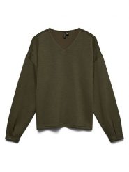 Vero Moda Bluza w kolorze khaki rozmiar: L. Brązowe bluzy bez kaptura damskie Vero Moda, l. Za 109.95 zł.