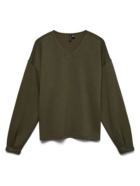 Vero Moda Bluza w kolorze khaki rozmiar: L. Brązowe bluzy bez kaptura damskie Vero Moda, l. Za 109.95 zł.