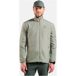 Kurtka hybrydowa Odlo Jacket ESSENTIAL INSULATOR HYBRID. Brązowe kurtki treningowe męskie Odlo, bez wzorów, do biegania. Za 589.99 zł.