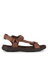 Lasocki Sandały KAP-01 MI24 Brązowy. Brązowe sandały męskie Lasocki, ze skóry, bez zapięcia. Za 159.99 zł.