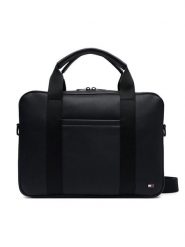 Tommy Hilfiger Torba na laptopa AM0AM14727 Czarny. Czarne torby na laptopa damskie Tommy Hilfiger, bez wzorów, ze skóry. Za 569.99 zł.