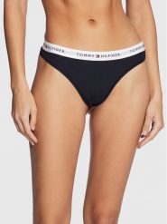 Tommy Hilfiger Stringi UW0UW03835 Granatowy. Niebieskie stringi damskie Tommy Hilfiger, l, bez wzorów, z bawełny. Za 59.99 zł.