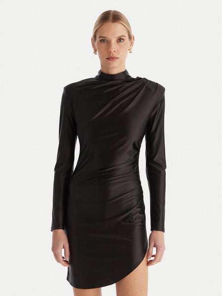 ACCESS FASHION Sukienka koktajlowa 54-3037-170 Czarny Slim Fit. Czarne sukienki damskie ACCESS FASHION, xl, bez wzorów, z syntetyku, wizytowe, bez kołnierzyka, bez ramiączek. Za 679.99 zł.