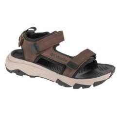 Męskie Sandały Peakfreak Rush Nubuck. Brązowe sandały męskie Columbia, z nubiku, bez zapięcia. Za 424.99 zł.