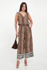 Kombinezon damski z motywem zwierzęcym LIU JO. Kombinezony damskie Liu Jo, xs, bez wzorów, bez kołnierzyka, bez ramiączek. Za 769.00 zł.