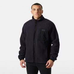 Kurtka z dresu Helly Hansen Panorama Pile Snap. Fioletowe kurtki treningowe męskie Helly Hansen, bez wzorów, z dresówki, trekkingowe. Za 595.50 zł.