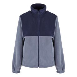 Dwuwarstwowa Bluza Polarowa Dla Kobiet. Niebieskie bluzy bez kaptura damskie Urban Classics, s, z polaru. Za 189.99 zł.