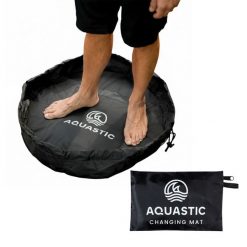 Mata do przebierania AQUASTIC Wintstick Bag do sportów wodnych lekka outdoor. Obuwie trekkingowe damskie AQUASTIC, na lato. Za 34.99 zł.