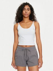The North Face Top NF0A55AQ Niebieski Cropped Fit. Niebieskie topy damskie The North Face, l, bez wzorów, z bawełny, bez kołnierzyka. Za 129.99 zł.