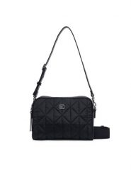 Calvin Klein Torebka Emblem Aop Jacquard Bucket LV04F3648G Czarny. Czarne listonoszki damskie CALVIN KLEIN, bez wzorów, z materiału, bez dodatków. Za 409.99 zł.