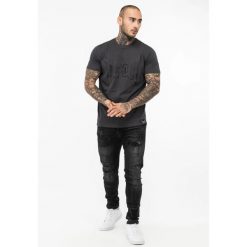 T-shirt o klasycznym kroju Tapout Basic. Szare t-shirty męskie TAPOUT, m, bez wzorów, z bawełny, bez kołnierzyka. Za 120.00 zł.