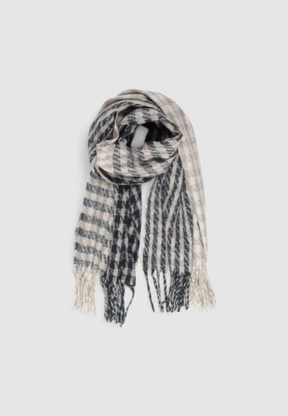 Szalik Kobieta ONLY Onlcarolina Life Soft Check Cc. Niebieskie szaliki i kominy damskie Only, bez wzorów. Za 95.90 zł.